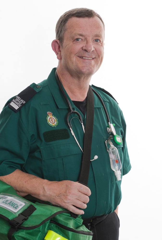 British paramedic